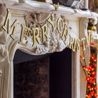 Νέο Έτος γράμματα γιρλάντα