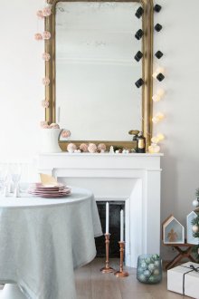 Νέο Έτος κυματοειδές χαρτί γιρλάντα