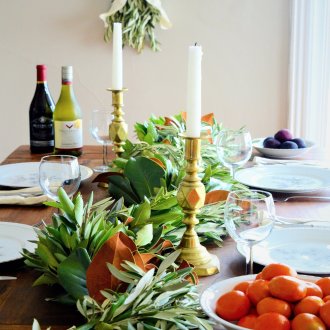 Γιρλάντα της Πρωτοχρονιάς της ελιάς