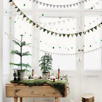 Πράσινη γιρλάντα για το νέο έτος