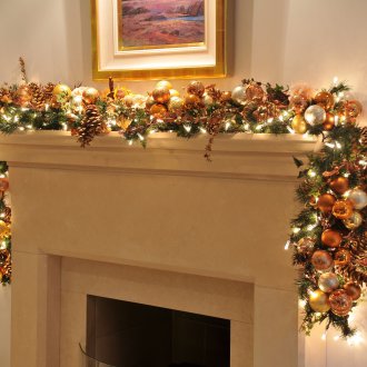 Χρυσή γιρλάντα για το νέο έτος