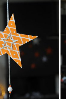 Γιρλάντα της Πρωτοχρονιάς με αστέρια