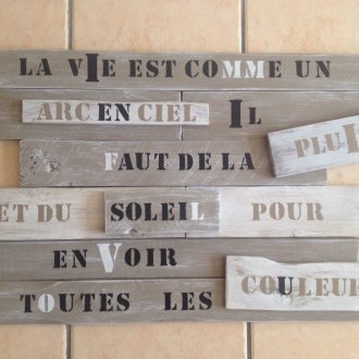 Διακοσμητικό πλαίσιο με την επιγραφή