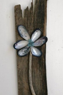 Διακοσμητικό πλαίσιο από ξύλο και νεροχύτη