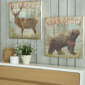 Διακοσμητικό πάνελ από ξύλο με μοτίβο