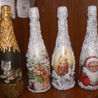 Δημοφιλής φιάλη σαμπάνιας για το νέο έτος