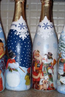 Δεσπόζης χειμωνιάτικες φιάλες σαμπάνιας