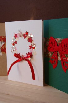 Πρωτοχρονιά κάρτα από χαρτί