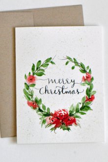 Πρωτοχρονιά κάρτα με μοτίβο