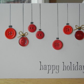 Πρωτοχρονιά κάρτα με μπάλες