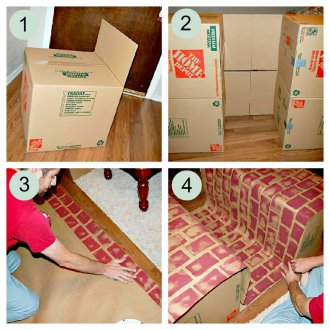 Χριστουγεννιάτικο τζάκι από το κουτί οδηγίες