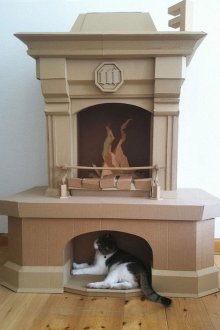 Χριστουγεννιάτικο τζάκι από το κουτί