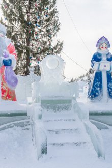 Διαφάνεια χιόνι με αριθμούς