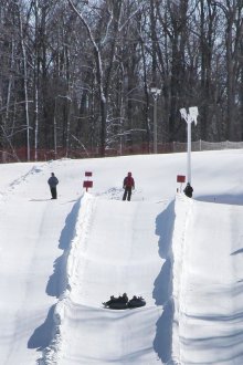 Διαφάνεια χιόνι με αρκετές πλαγιές