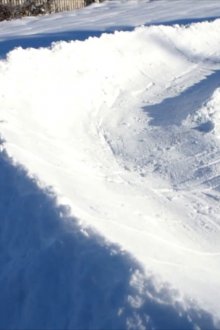 Χιονόπτωση με στροφή