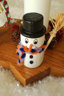 Πώς να κάνει ένα χιονάνθρωπο από το ξύλο