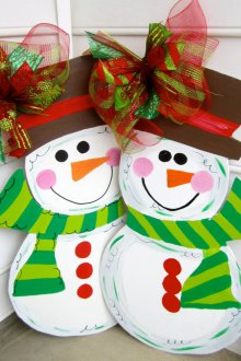 Πώς να φτιάξετε ένα ξύλινο χιονάνθρωπο