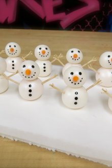 Χιονάνθρωπος από μπάλες