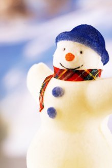 Χιονάνθρωπος από μαλλί