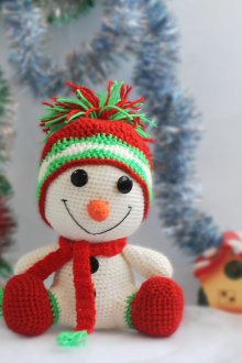 Πλεκτό χιονάνθρωπο