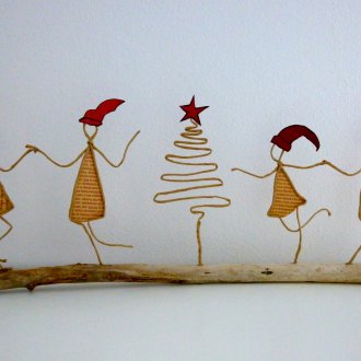 Χειροτεχνία από χαρτί και σχοινί για το νέο έτος