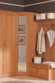 Πίνακες σε σκοτεινή ταπετσαρία στο σαλόνι