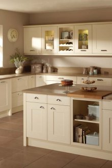 Κουζίνα με βανίλια νησί