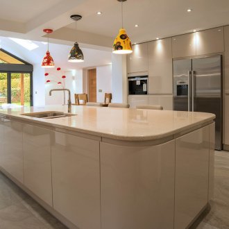 Εσωτερικό της κουζίνας βανίλιας