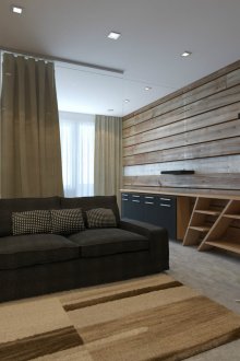 Οικολογικός σχεδιασμός Khrushchev ενός δωματίου