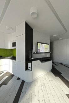 Σχεδιασμός ενός δωματίου Χρουστσόφ με αρθρωτά έπιπλα