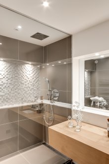 Μονόκλινο σχεδιασμό μπάνιου Khrushchev