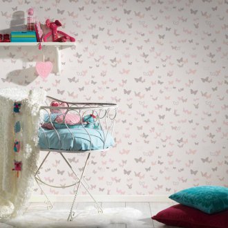 Παιδική ταπετσαρία με πεταλούδες