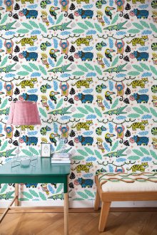 Baby ταπετσαρία ζούγκλα