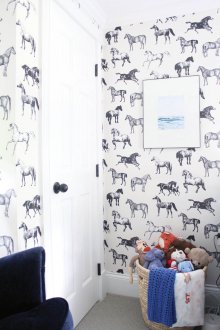 Παιδική ταπετσαρία με άλογα