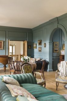 Γαλλικό εσωτερικό εξοχικό σπίτι