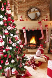 Χριστουγεννιάτικη διακόσμηση με καραμέλα