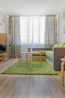 Αναδιπλούμενο καναπέ σε διαμέρισμα στούντιο