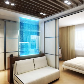 Ιδέες για διαμέρισμα στούντιο με παιδί