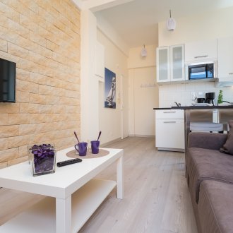 Το διαμέρισμα στούντιο είναι φωτεινό