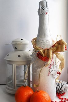 Χριστουγεννιάτικα διακοσμητικά σαμπάνια