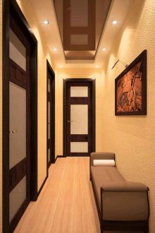 Διακοσμητικό σοβά στο διάδρομο