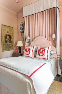 Rosa smalt soverom design