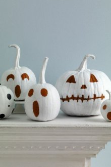 Citrouille blanche pour halloween
