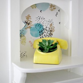 Διακόσμηση εξειδικευμένες από τα υπολείμματα της ταπετσαρίας