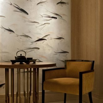 Τα κατάλοιπα ταπετσαρίας σε ιαπωνικό στιλ