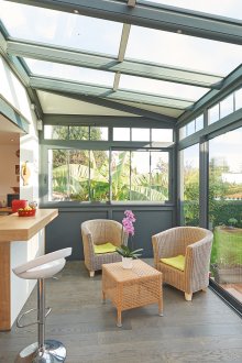 Βεράντα κουζίνας σε ιδιωτική κατοικία