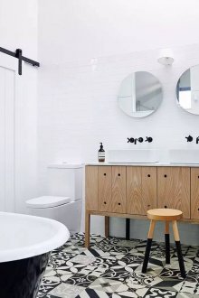 Ασπρόμαυρο πλακάκι συνονθύλευμα