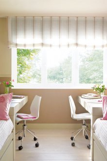Children's room for the girl beige