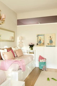 Παιδικό δωμάτιο για κορίτσια με αφίσες