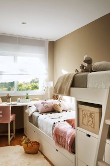 Παιδικό δωμάτιο για ένα κορίτσι με τραπέζι